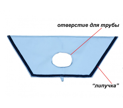 Фартук огнеупорный (для влагозащитного колпака) у палаток ЛОТОС, фото 2