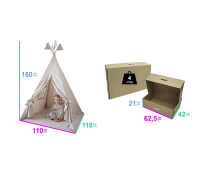 Детский Вигвам TIPI SKY Romana 4.003.00 серый, фото 6