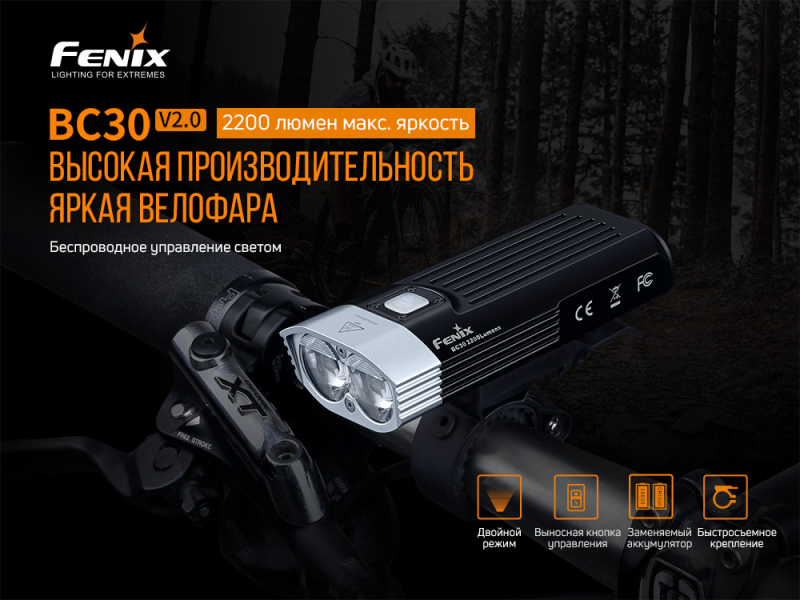 Велофара Fenix BC30V20, фото 4