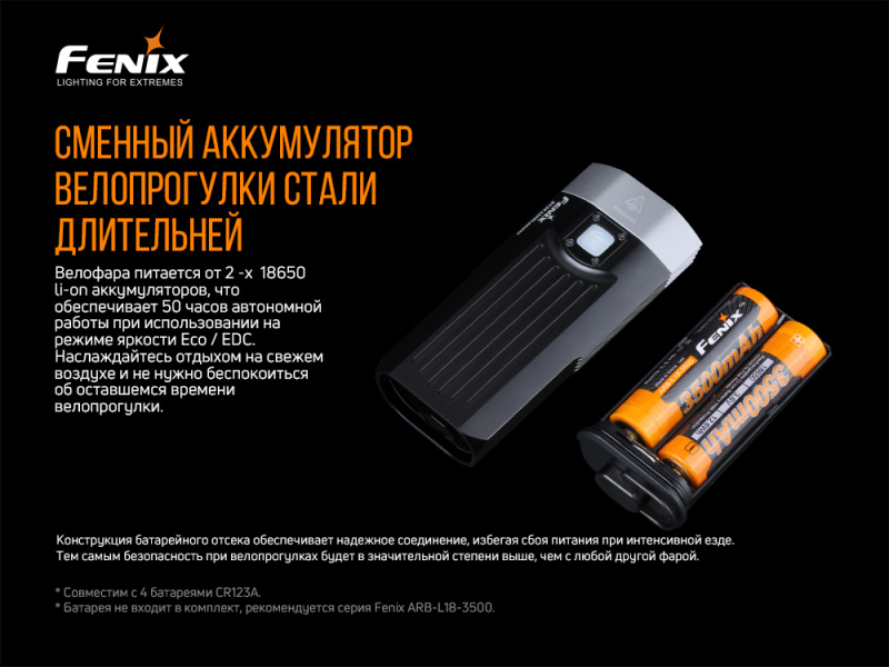 Велофара Fenix BC30V20, фото 7