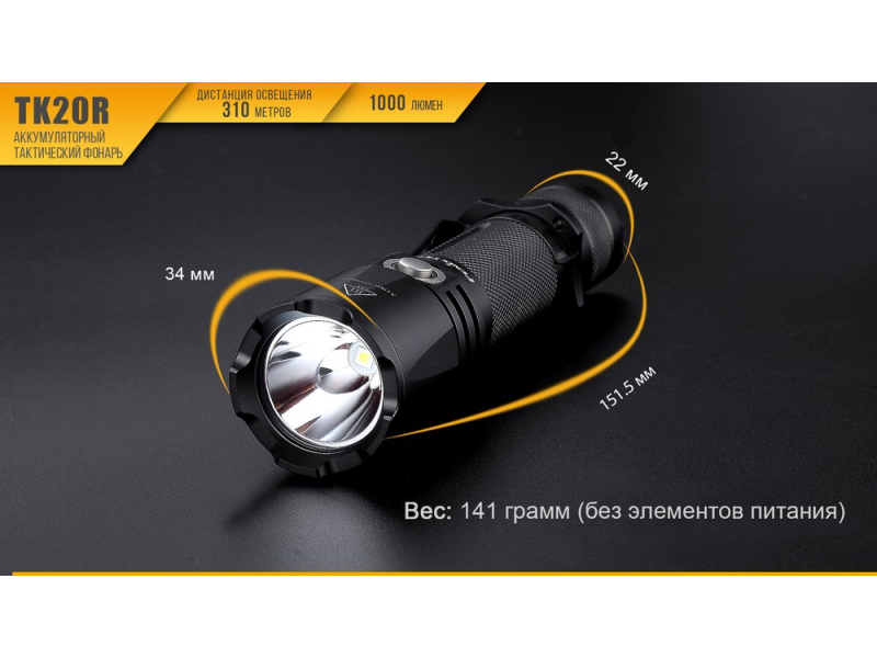 Фонарь Fenix TK20R, фото 12