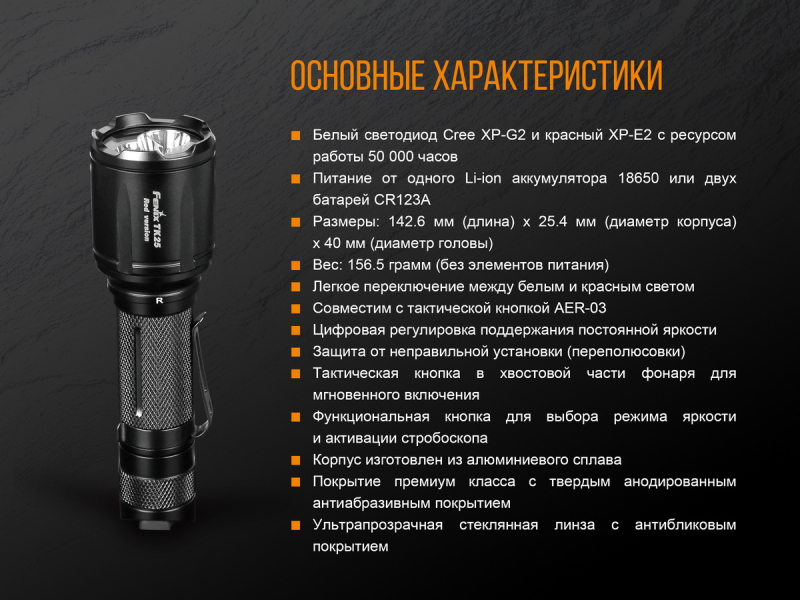 Фонарь Fenix TK25R, фото 18