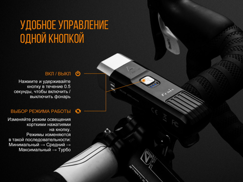 Велофара Fenix BC25R Cree XP-G3, фото 12