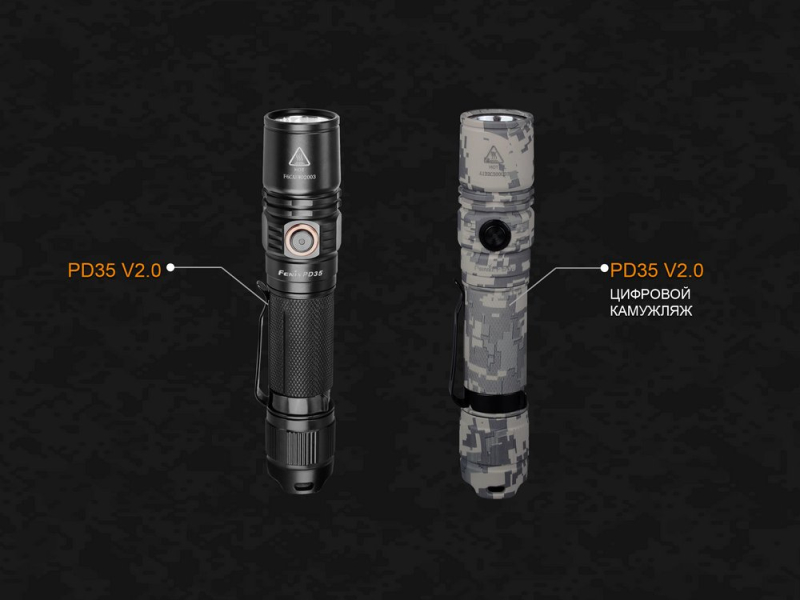 Фонарь Fenix PD35 V2.0 Camo Edition Cree XP-L HI LED, фото 7