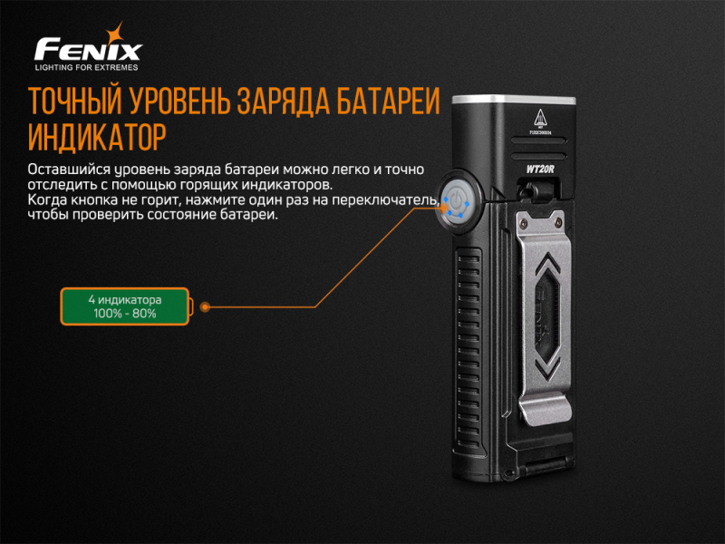 Фонарь Fenix WT20R, фото 11