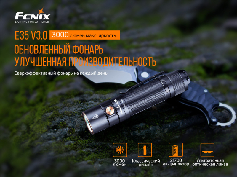 Фонарь Fenix E35 V3.0, фото 5