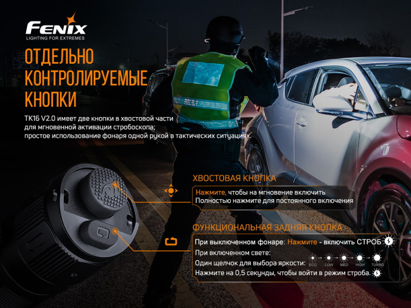 Фонарь Fenix TK16V2.0 Cree SST70 LED, фото 7