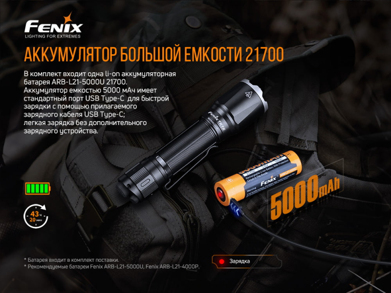 Фонарь Fenix TK16V2.0 Cree SST70 LED, фото 13