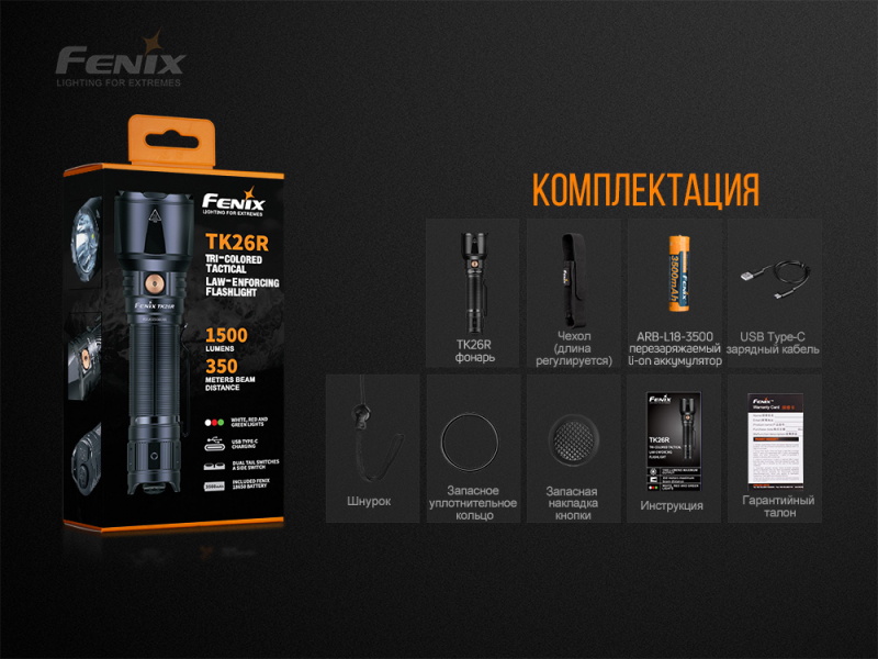 Фонарь Fenix TK26R, фото 17