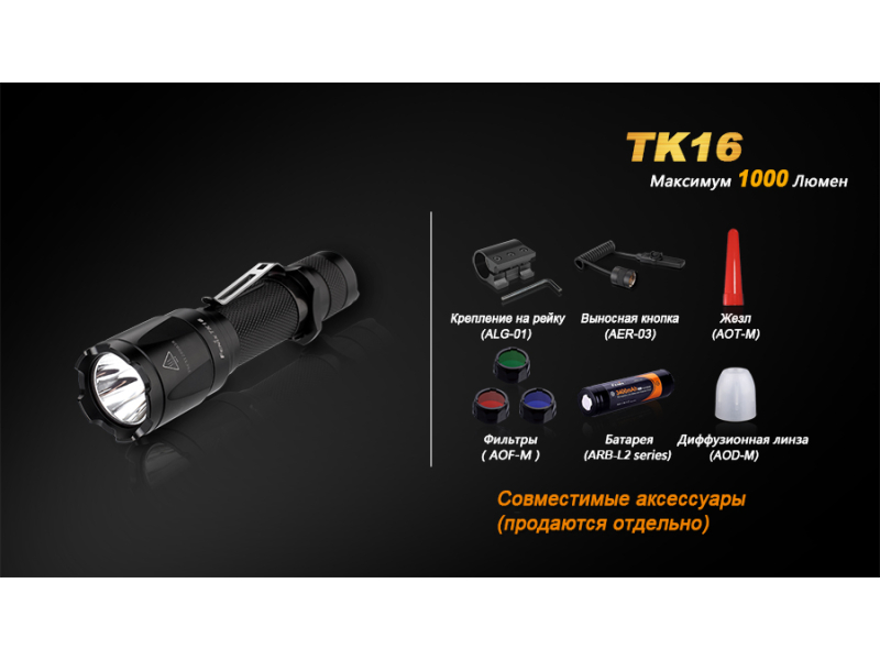 Фонарь Fenix TK16 Cree XM-L2 U2, фото 15