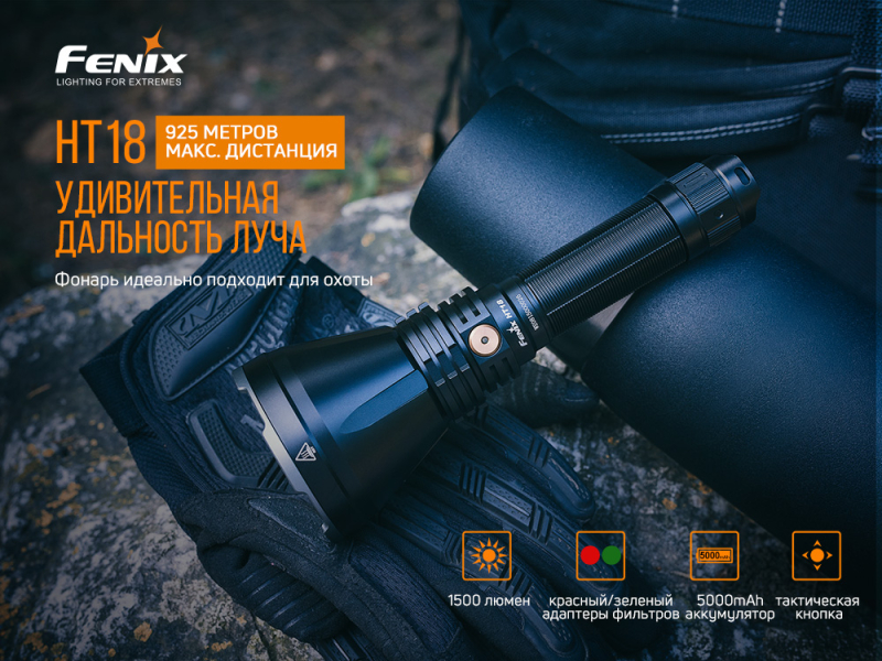 Фонарь Fenix HT18, фото 5